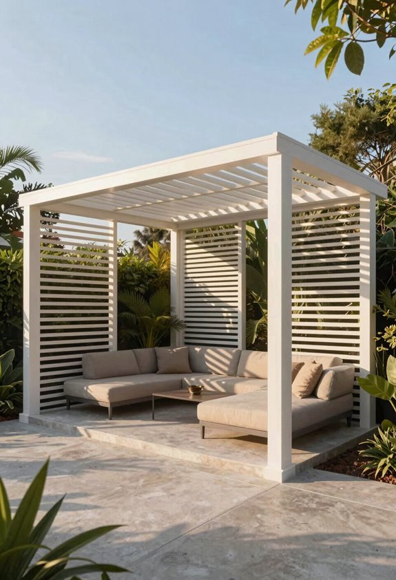 The 5 Best Louvered Pergolas for Your Outdoor Space 4 large modular louvered pergola system