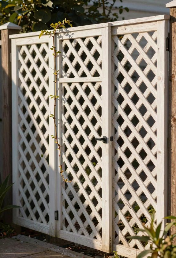 10 Cheap Backyard Fence Ideas That Actually Look Good 9 lattice privacy panels affordable