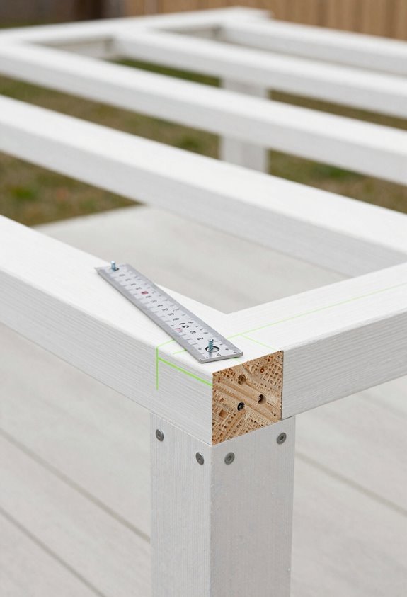 level square beams crossbeams