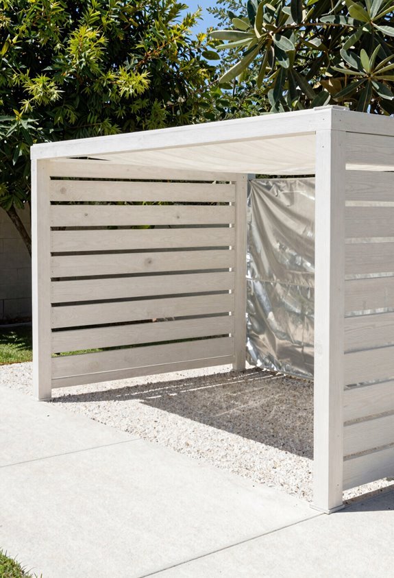 7 DIY Backyard Shade Ideas for Instant Relief 6 light reflective ground reduces shade heat