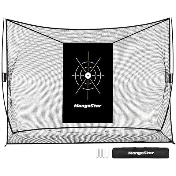 7 Best Golf Nets for Backyard Practice in 2026 5 Mangostar 10x7ft Golf Practice Net with Target and Carry Bag