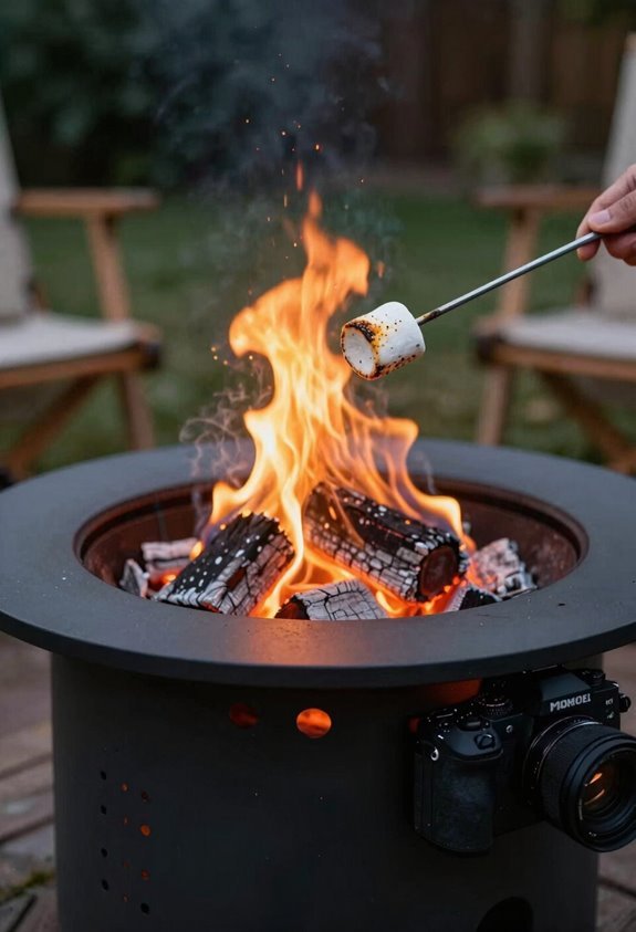 How You Can Roast Marshmallows on a Propane Fire Pit 6 marshmallow ignition interrupts burner safety