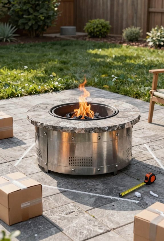 5 Best Do It Yourself Fire Pit Kits for Your Backyard 2 measure space not yard includes blocks diameter