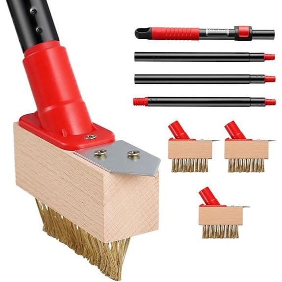 7 Best Tools to Clean Between Deck Boards in 2026 4 Mitclear Moss Remover Brush with Long Handle (53IN)