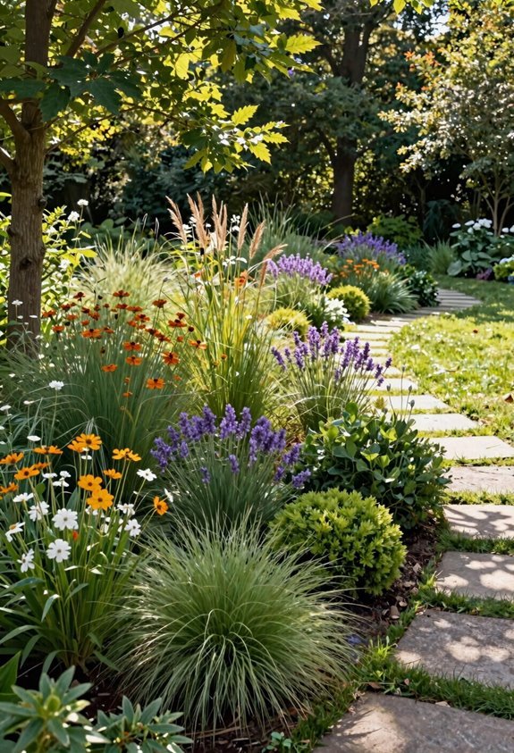 7 Smart Alternatives to Grass in Your Backyard 2 native meadow with pollinator borders