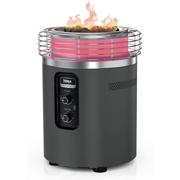 10 Best Fire Pit Brands for 2026 (Cozy Nights Await) 2 Ninja Fireside360 Outdoor Heater & Fire Pit (OF101AMZ)