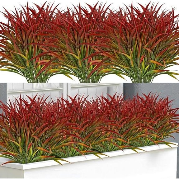 7 Best Pool Landscaping Plants for 2026 4 Ouddy Decor 16 Bundles Artificial Outdoor Plants (Red)