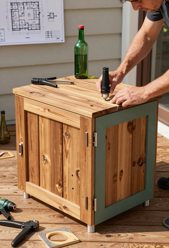 outdoor kitchen layout build method considerations
