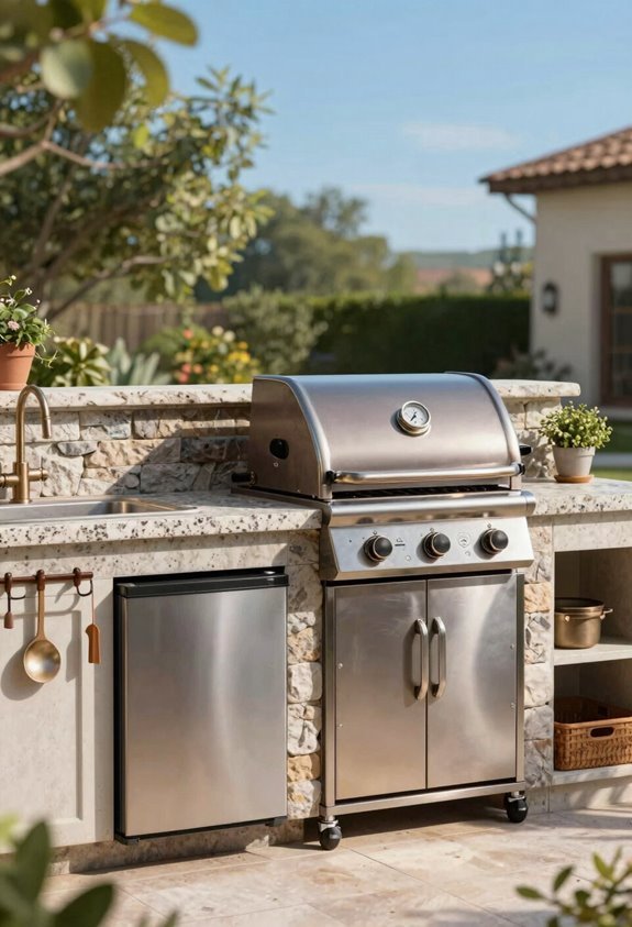 5 Best Outdoor Kitchen Appliances for Your Backyard Setup 1 outdoor kitchen to match habits