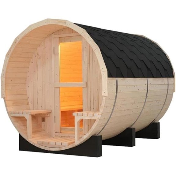 10 Best Outdoor Barrel Saunas for 2026 10 4-6 Person Outdoor White Pine Barrel Sauna