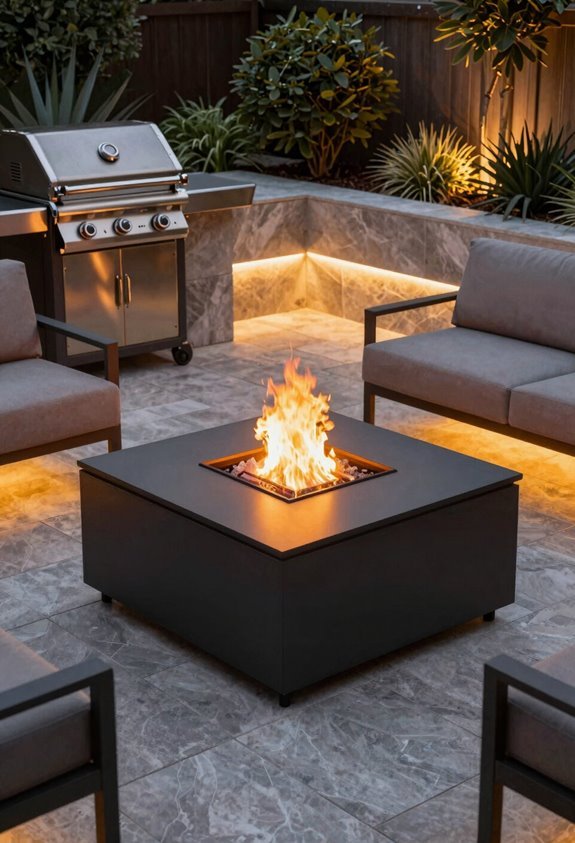 outvue fire pit table versatility