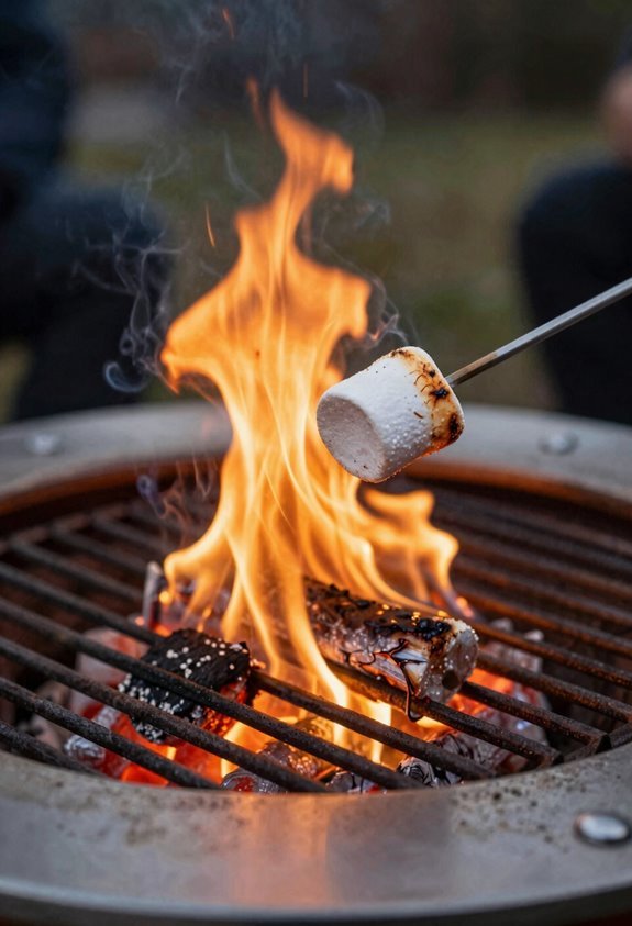How You Can Roast Marshmallows on a Propane Fire Pit 5 patience steady roast amber perfection