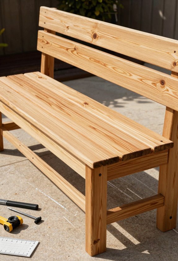 Do It Yourself: 10 Patio Furniture Projects That Save Money and Look Professional 3 patio bench planning build materials
