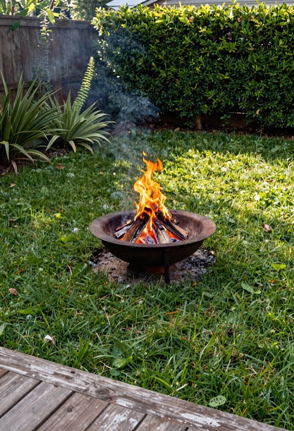 Can You Put a Fire Pit on Grass? 10 permanent zone beats perpetual damage
