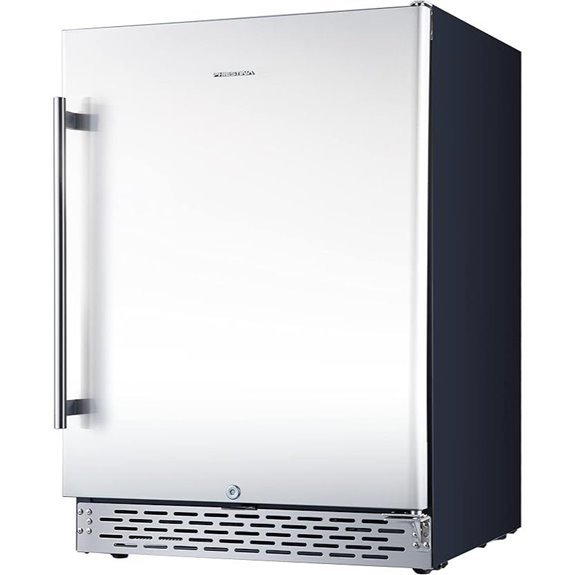 Phiestina 24 Beverage Refrigerator 172 Cans Stainless Steel