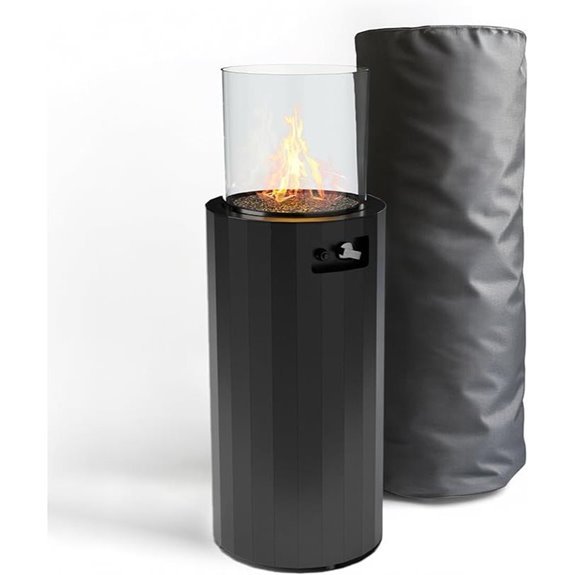 10 Best Gas Outdoor Fireplaces for 2026 3 Planika BINO Outdoor Gas Fireplace (Black)