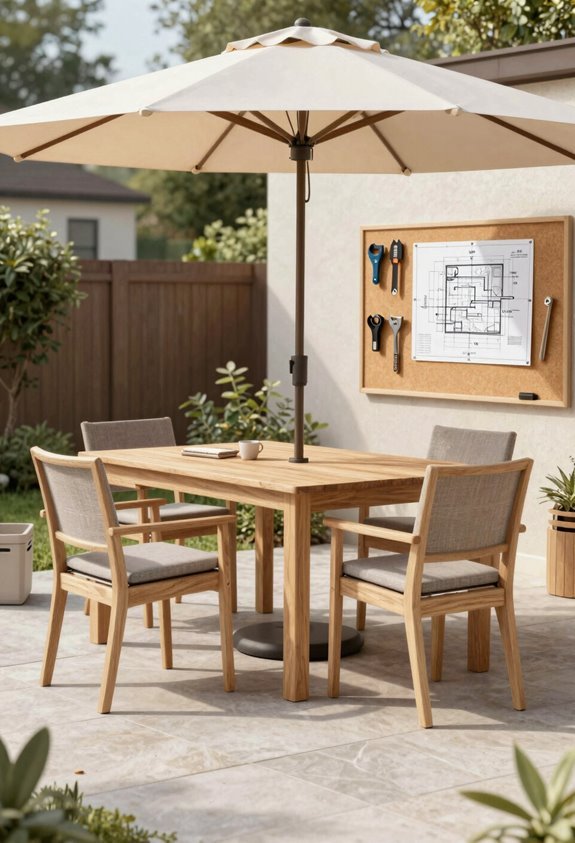 Do It Yourself: 10 Patio Furniture Projects That Save Money and Look Professional 1 planning measuring layout budgeting