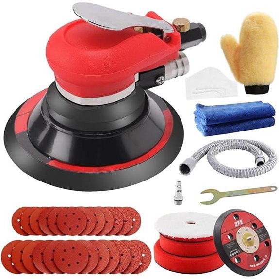 15 Best Tools to Sand a Deck for 2026 8 Pneumatic Random Orbital Palm Sander 5 & 6 with Accessories