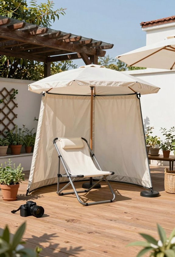 7 DIY Backyard Shade Ideas for Instant Relief 5 portable shade furniture for small spaces