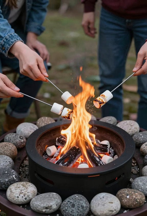 How You Can Roast Marshmallows on a Propane Fire Pit 7 propane safety supervised roasting