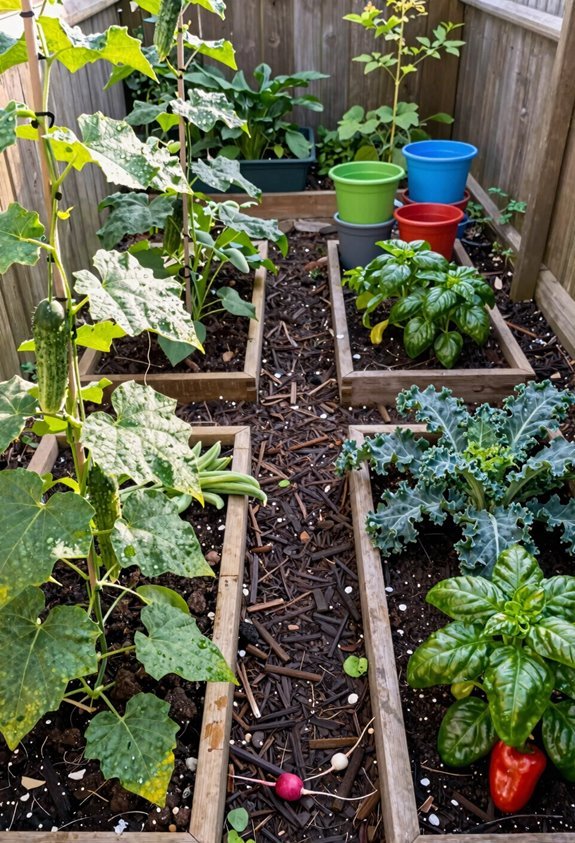 10 Backyard Vegetable Garden Ideas That Maximize Small Spaces 6 radish carrots interplant boost germination