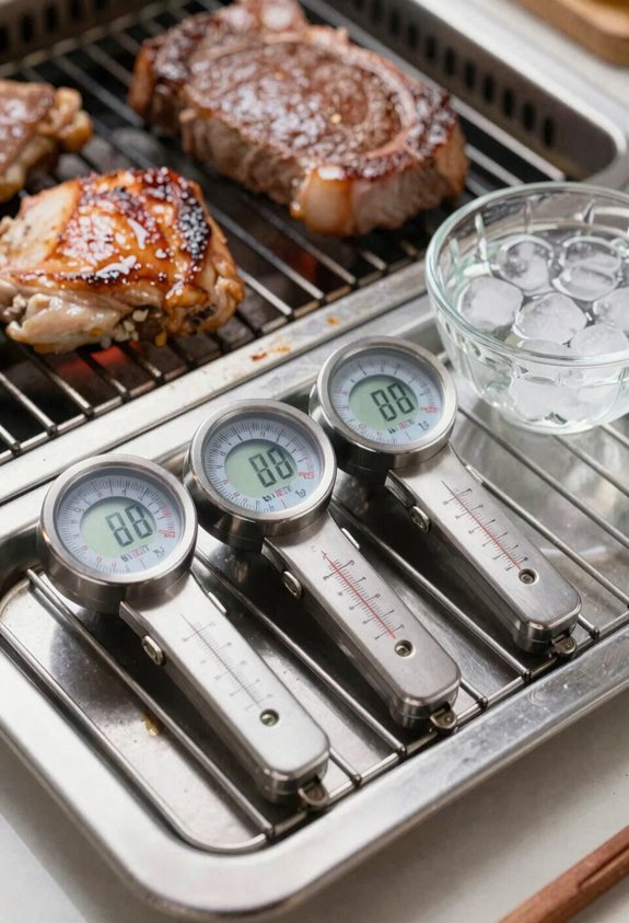 rigorous steak chicken ice water testing