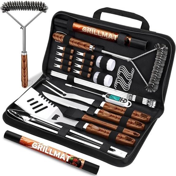 RINPIR 31pcs BBQ Grill Accessories Gift Set for Men Dad
