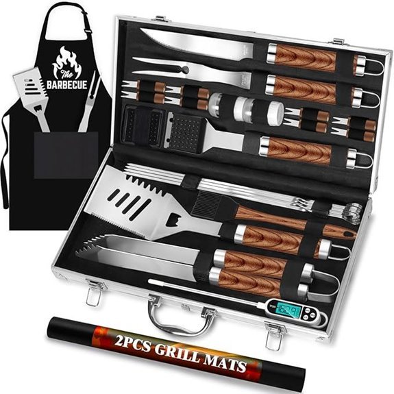 ROMANTICIST BBQ Grill Accessories Set for Men