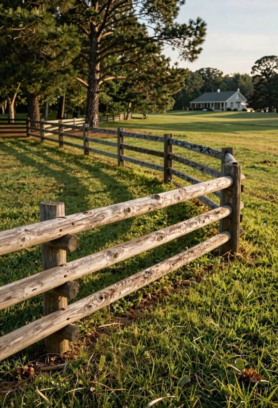 10 Cheap Backyard Fence Ideas That Actually Look Good 4 rustic split rail fence efficiency