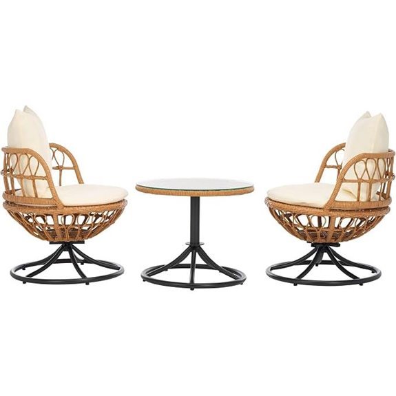 10 Best Patio Furniture Brands for 2026 3 SAFAVIEH Outdoor Collection Colby Natural/Beige 3-Piece Patio Set