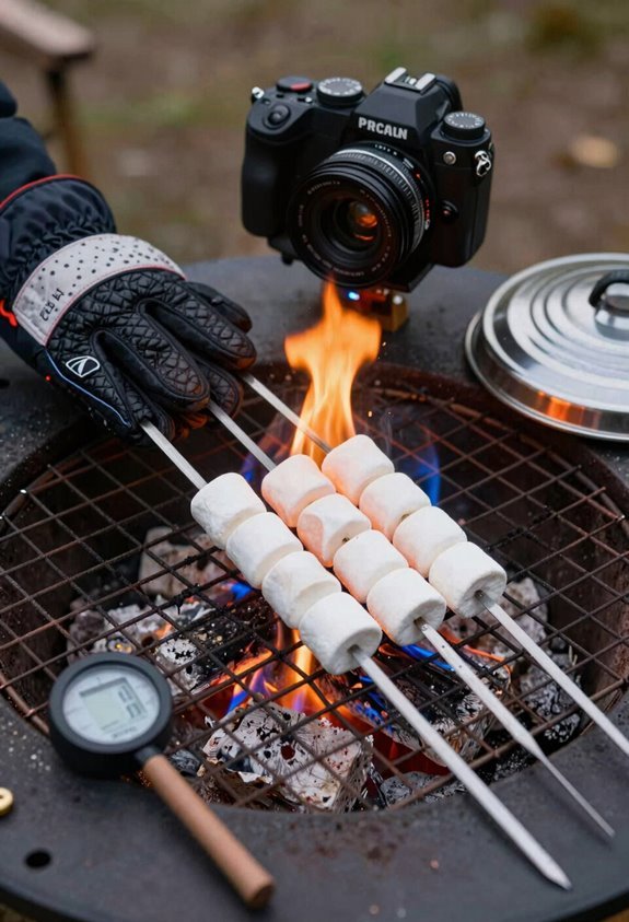 How You Can Roast Marshmallows on a Propane Fire Pit 3 safe roasting gear essentials and safety
