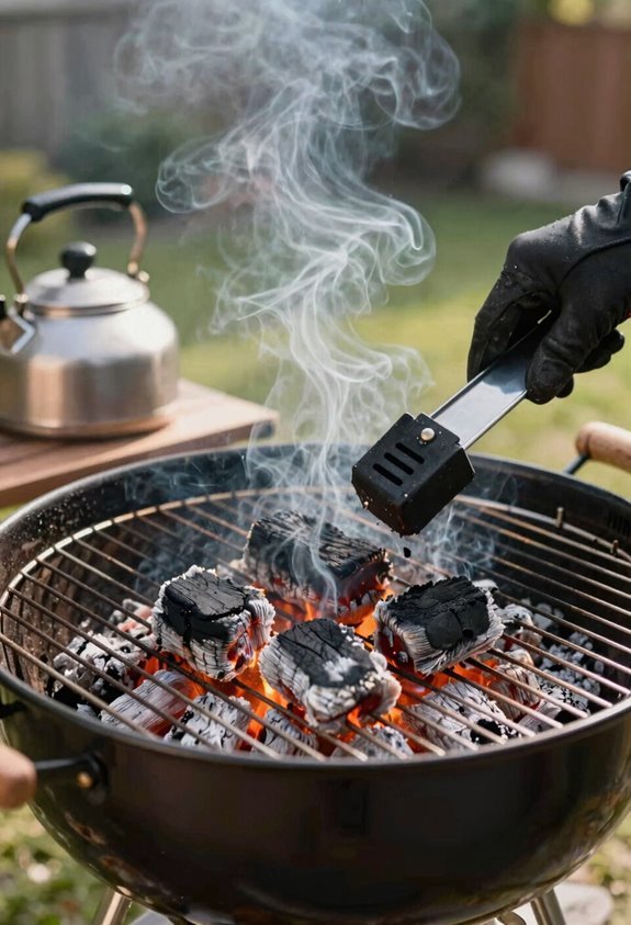 shut vents conserve charcoal