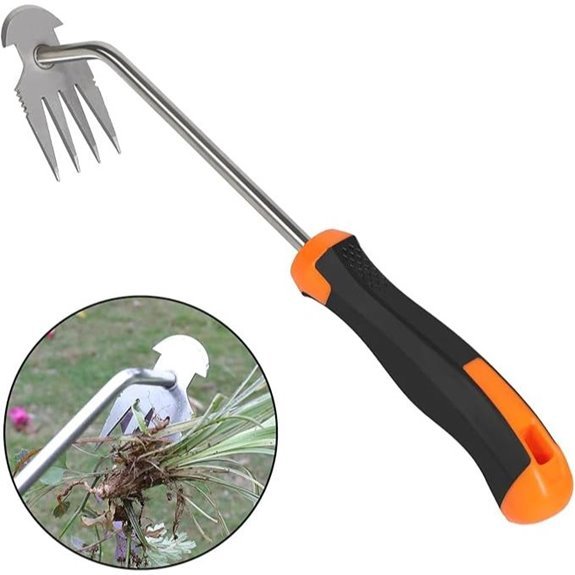 15 Best Garden Tool Sets for 2026 (Plant Parents Rejoice) 14 SIXCAR Portable Garden Weed Remover Tool (Rubber Handle)