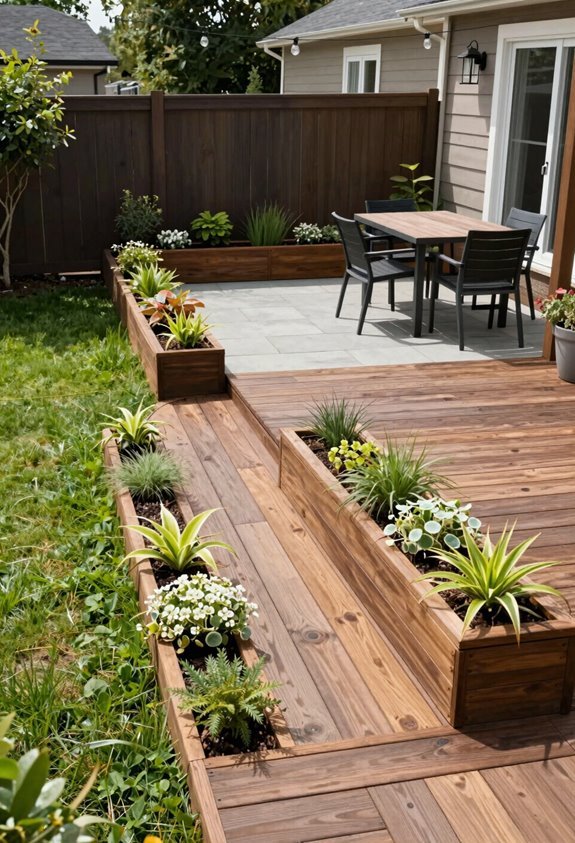 7 Deck and Patio Ideas to Maximize Your Outdoor Space 1 small yard sun shade and layout