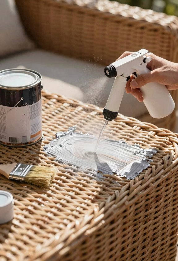 spray for wicker coverage