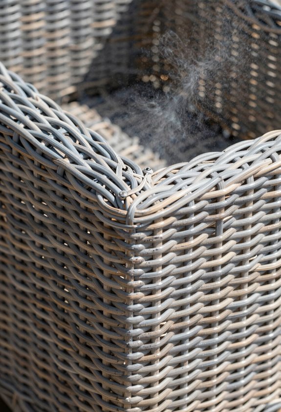 spray paint durability resin wicker