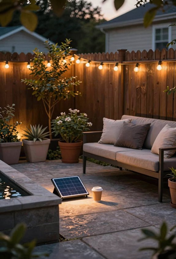 10 Backyard Ideas Under $900 That Transform Your Space 9 staggered solar path angled south