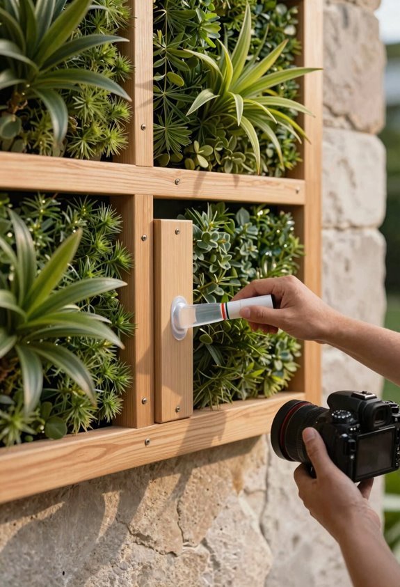 How to Build a DIY Living Wall Outdoor 4 stain seal weatherproof frame