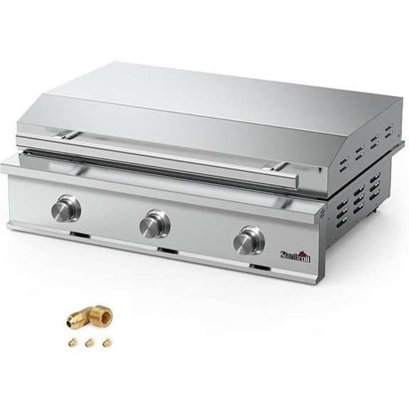 Stanbroil 36-Inch Natural Gas Built-In Griddle