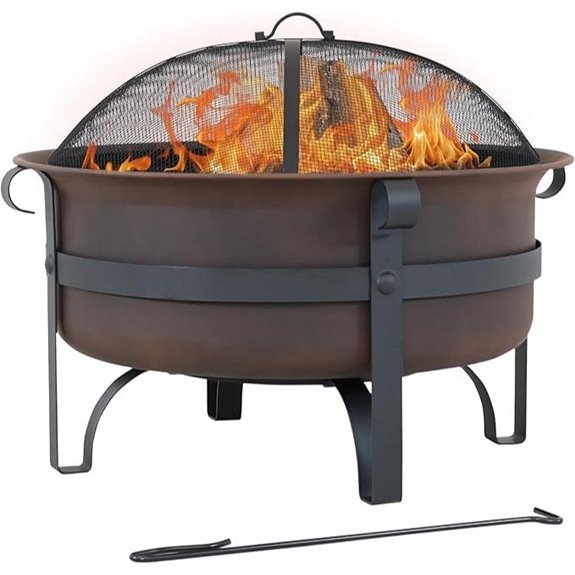 15 Best Outdoor Fire Pits for 2026 (Cozy Nights Guaranteed) 9 Sunnydaze Cauldron Wood-Burning Fire Pit 29-Inch