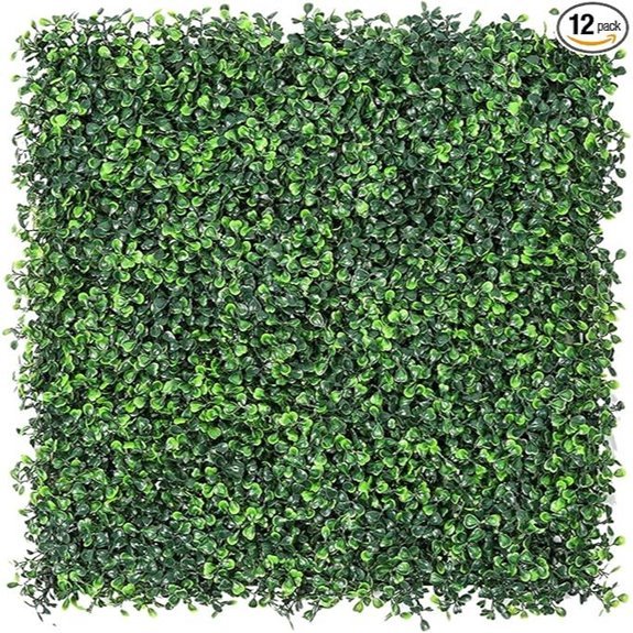 Sunnyglade 12-Pack 20 Artificial Boxwood Hedge Panels