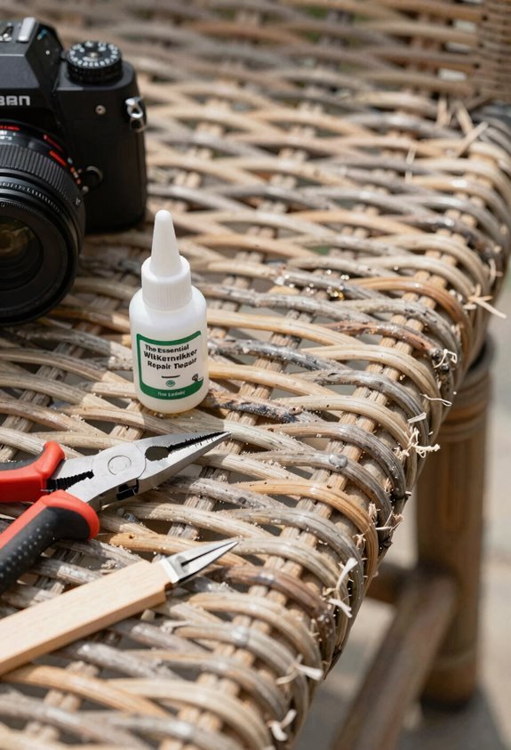 synthetic wicker repair toolkit essentials