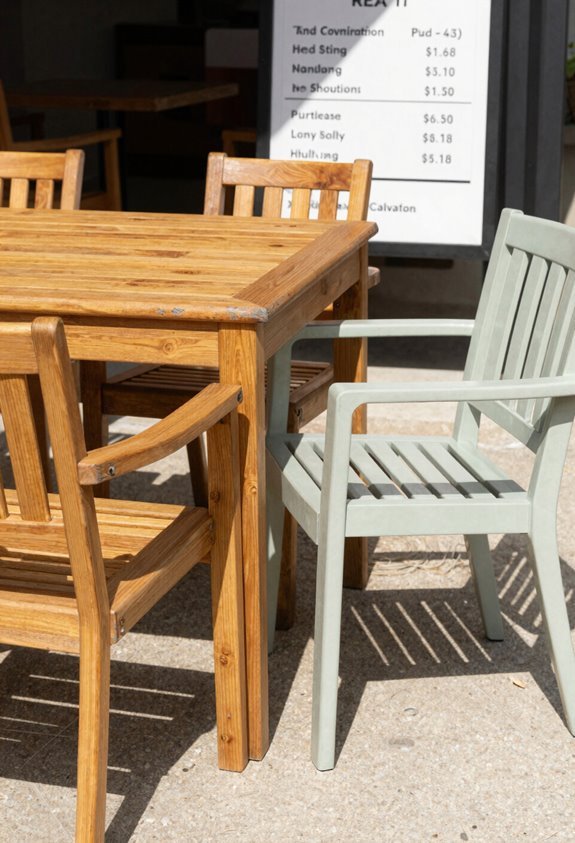 teak costs longer lasting durability