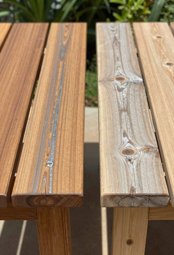 teak minimal maintenance eucalyptus intensive