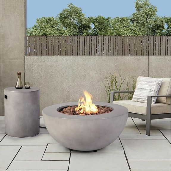 15 Best Outdoor Fire Pits for 2026 (Cozy Nights Guaranteed) 12 2-Piece Outdoor Propane Fire Pit Table Set