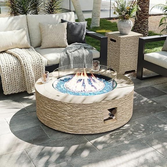 10 Best Gas Outdoor Fireplaces for 2026 10 UPHA 42-inch Propane Gas Fire Pit Table with Accessories