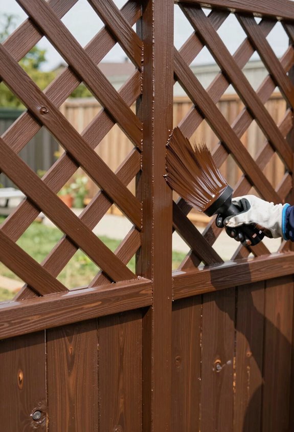 wagner sprayer stain cedar contrast