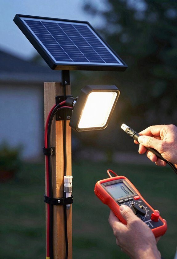 How to Make DIY Solar Outdoor Lighting in 3 Steps 3 watt hour load mppt wiring