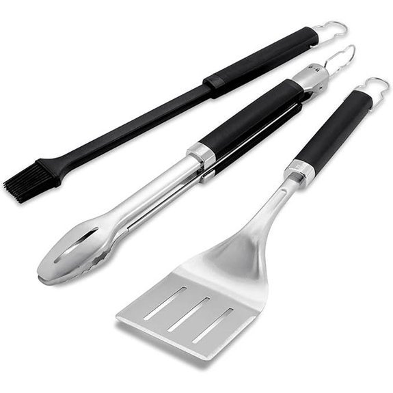 10 Best Grilling Tool Sets for 2026 8 Weber Precision 3-Piece Stainless Steel Grill Tool Set