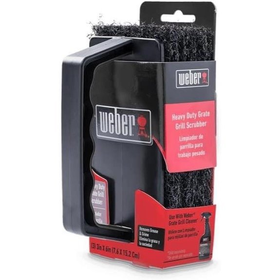 Weber Grill Grate Scrubber with Replaceable Pads